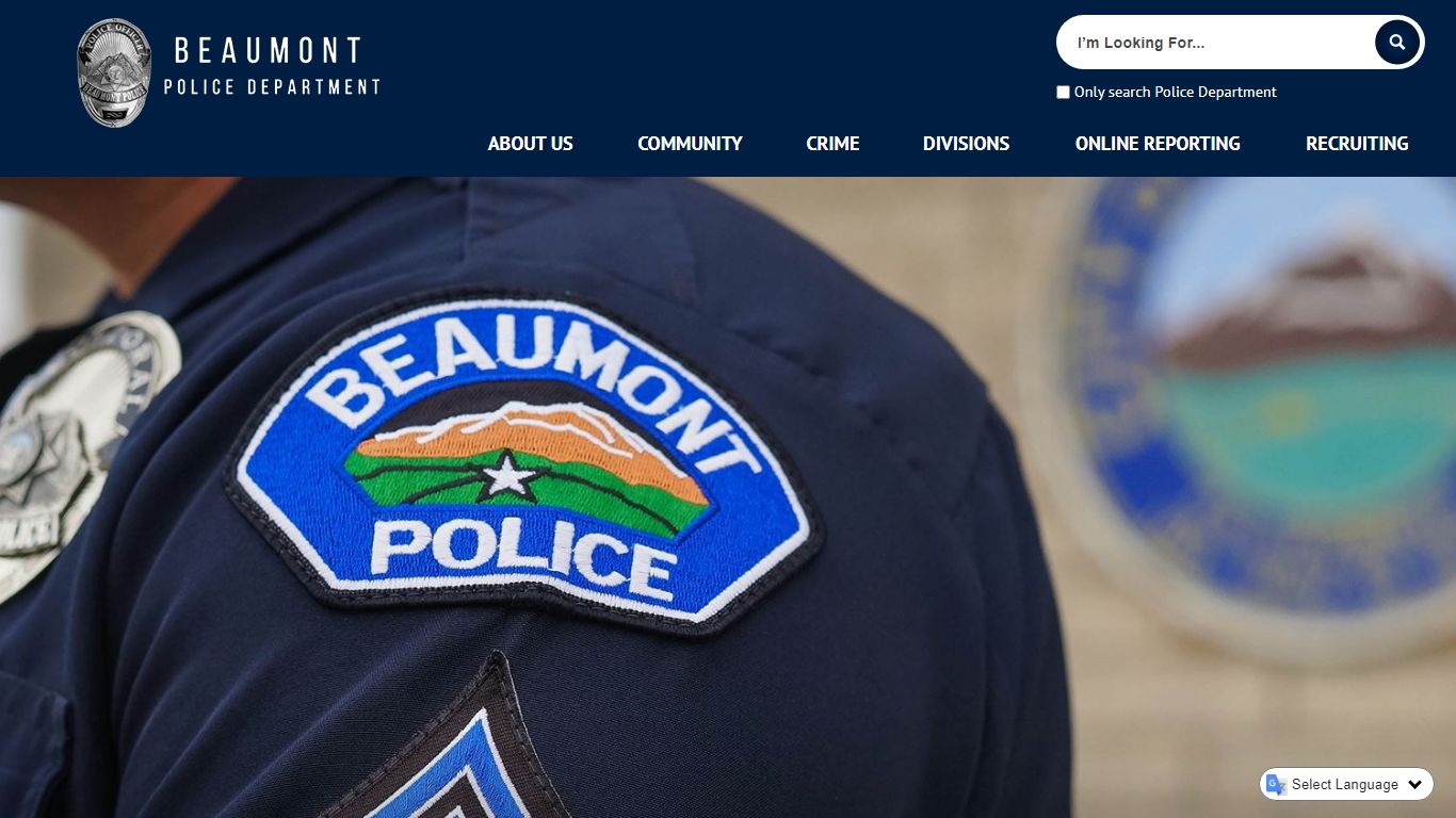 Police Department | Beaumont, CA - Official Website